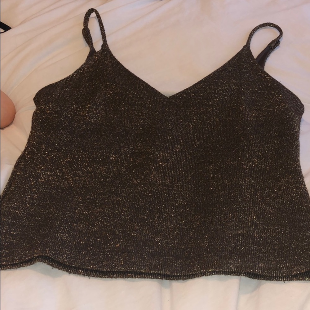 Tank top gold and brown